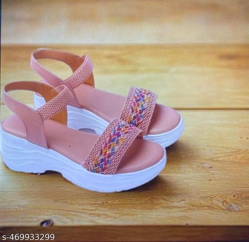 Trending pink wedge sandal