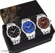 New style designer combo of 3 watches analog watch for boys & mens