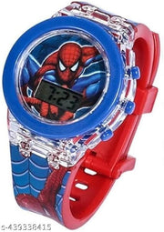 SHMOFY LUXRY Digital Watch For Boys kids light glowing watch with silicone strap Multicolor digital light Watch