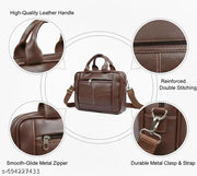 Premium Genuine Leather Crossbody Bag for Men | Stylish & Durable Sling Bag