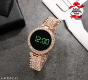 ZT FANCY GOLDEN ROUND WATCH