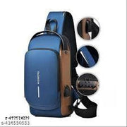 Unisex Crossbody Sling Bag Chest Backpack Men's Shoulder Bag, Travel Handbag, Hard Shell Anti-Theft Chest Bag