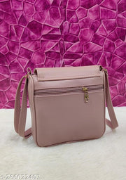 Elegant stylish Lavender PU sling bags/Premium PU leather sling bags for women/Small Sling bags/party wear and wedding bag for women