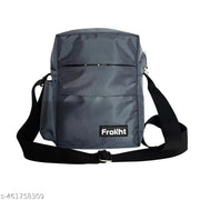 9.5 Inch Stylish Padded Mini Sling Bag for Men and Women, Small Passport Travel Bag and Small Sling Bag With Water Bottle Pocket