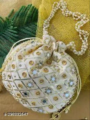 Golden Mirror Work Matka Polti For Women
