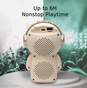 VA M6 Bluetooth Portable Speaker with Thunder Dynamic Sound | 1200mAh Battery | 6.8W Powerful Audio Output