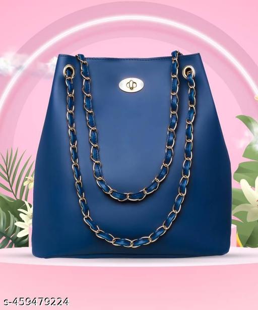 Golden Chain Handle Bag for Women | Stylish Women Bag  | Trending Women Shoulder Bag