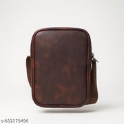 Men's Brown Sling Bag Stylish Crossbdy Travel Bag with Adjustable Strap ALLDAY Utility Bag