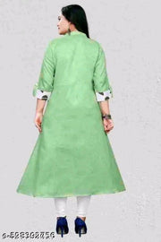 selfie kurti Mint Green Pastel Kurti