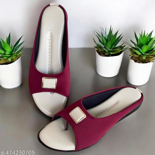 Lycra Flat Sandals