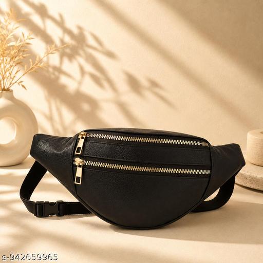Trendy Waist Belt Bag | Fashion Crossbody Sling Purse for Shopping & Travel