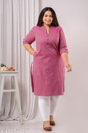 SIDHHIKA kurti for women | daily wear kurti | plus size kurtis for women | ready made cotton kurti | big size kurti | kurti stripe | black kurta | casual kurti | designer kurti