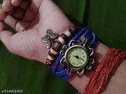 BLUE RAKHI ANALOG WATCH FOR GIRLS