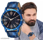 Boys and Men's Exclusive Men201 Brown Boys watch and Men watches Hand watch men Sports gents stylish Leather Belt gift Analog Watch - For Men