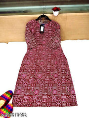 Polyster/Crepe fabric-Kurta for women