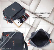 Lightweight Crossbody Messenger Bag Functional One-Sided Shoulder Bag | Cross Bag For Men | Cross Body Messenger Sling Bag Travel Office Bag | One Side Shoulder Bag For Men & Women (Pack Of 1)