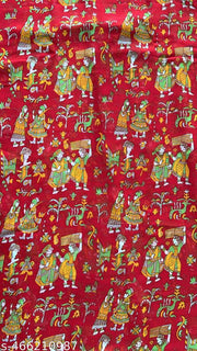 Georgette Printed Saree (Lace Border)