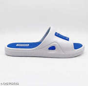 Men Slides, Wakefield Slippers, White Blue Slippers, Waterproof Chappal for Men, Soft Eva Slides, Anti-skid bath slippers, comfortable daily wear slippers