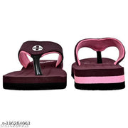 Doctor Slipper Women Orthopedic Flip Flops Women Doctor Chappal Eva Dailywear Doctor Sole Footwear Soft Light Weight Diabetic Relaxed Ortho Pink Maroon