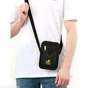 Tense Crossbody Side bag for men & women carry Tablet/phone/wallet/cash/passport id's & cards with waterproof and adjustable shoulder strap