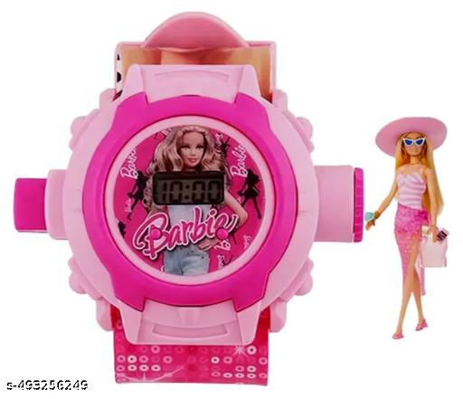 Digital Unisex Child Watch (Pink Dial Pink Colored Strap)