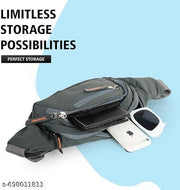 Waist Bag for Men & Women | Premium Stitching, Branded Zippers, Waterproof Pocket, RFID Safe | Large Fanny Pack for Hiking, Travel, Cycling & Moneey, Belt (Grey)