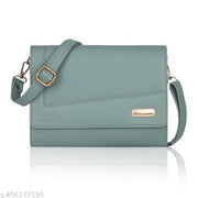 adjustable 5 zipper pocket with card holder premium stylish leather sling bag