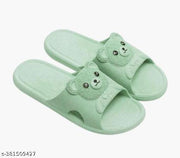 Women's Home Flip-Flops & Slippers Summer Indoor Bath Couple Bathroom Non-slip Unisex Sandals and Slippers Cute Teddy Flip Flops || Daily wear || Casual Wear ||