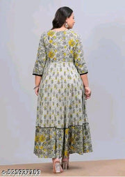 Umbrella Kurti Grey