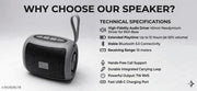 bluetooth speaker, portable bluetooth speaker, wireless speaker, mini bluetooth speaker