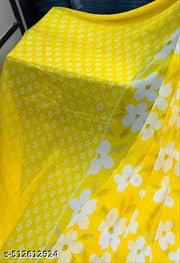 Trendy Womens Georgette Printed Saree with blouse.