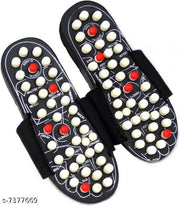 Acupressure and Magnetic Therapy Accu Paduka Slippers for Full Body Blood Circulation Natural Leg Foot Massager Slippers