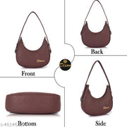 Dixon Dixon Brown Women Sling Bag Casual Half Moon Unique Design Shoulder Side Sling Bag For Women