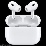 Airpod Pro with Silicon Case True Wireless Bluetooth Earphones with 3 Hours of Playtime & Compatible for all Smartphones (White)