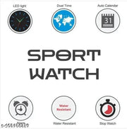 Unisex digital sports watch with multifunction features.| digital sports watch for girls and boys.