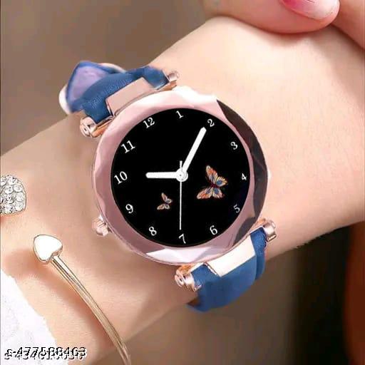 Butterflyy Dial Analog Watch For Womens