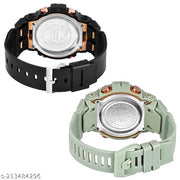Digital Multi Function Kids Sports Watch for Boys & Girls (Pack of 2)