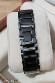 Newly Arrived Women Black Stainless Steel Casual Watches