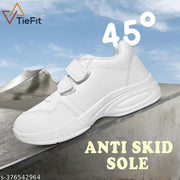 TieFit Kids Boys Comfortable & Breathable  Velcro School Uniform Shoes