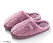 Women's Winter Fur Slippers || Soft Plush House Slippers || Warm Fluffy Indoor Slippers || Closed-Toe Bedroom Shoes || Padded Non-Slip Home Chappal || Carpet Slipper|| Fur Slippers for Women & Girls || Cozy Indoor Footwear || Ladies Winter Slippers