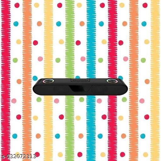 Portable Bluetooth Speaker, 16 Watts, Upto 8h Backup, Dual Drivers + Dual Passive Radiators, Call Function, Bluetooth v5.3 | USB | mSD| AUX, TWS, RGB LED