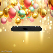 Portable Bluetooth Speaker, 16 Watts, Upto 8h Backup, Dual Drivers + Dual Passive Radiators, Call Function, Bluetooth v5.3 | USB | mSD| AUX, TWS, RGB LED
