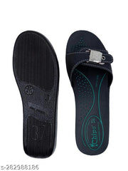Chips Women Casual Slipper 0702_BLACK
