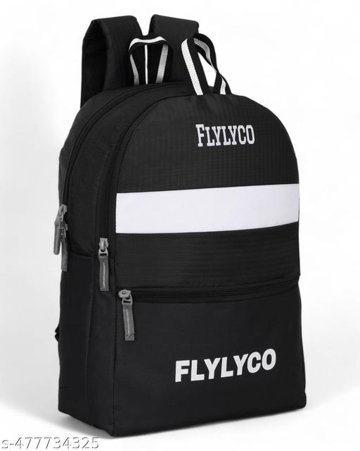 Size: M (15-30L) Flylyco Smal Waterproof Laptop Bag/Backpack for Men Women Boys Girls/Office School College Teens & Students school bag