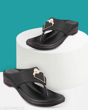 MFW Casual Flat Heel Lades Women Sandal Comfortable For Woman Unique new Girls Design Black