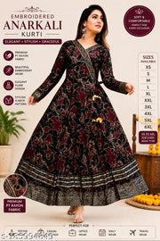 Flared Anarkali gown dress kurta for womens