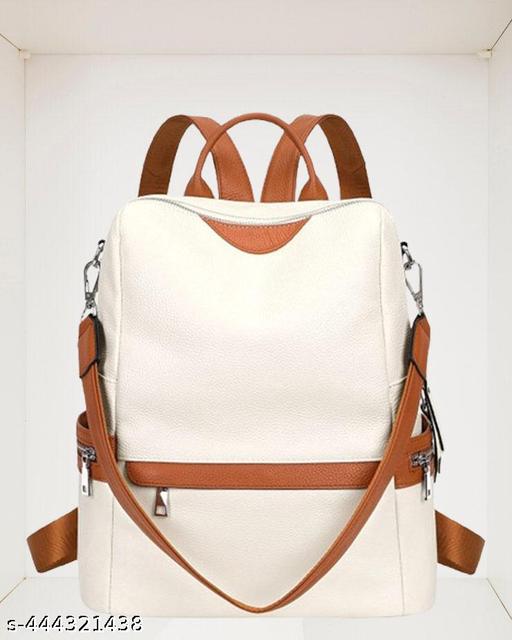 Bohobuzz Backpack Purse for Women Convertible Travel Vintage PU Leather Bag(Backpack,bag,backpack for women women bag fashion,stylish)
