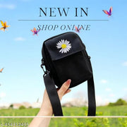 MessengerBag-Black Sling Bag  (Black, 1.5 L)