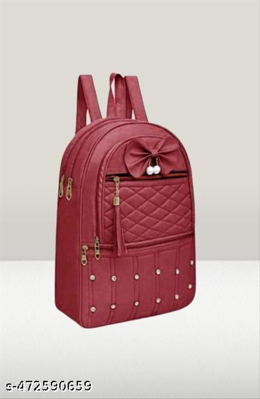 Women’s Stylish School, College & Travel Backpack | Lightweight Daily Use Bag | Quilted Multi-Pocket Casual Bag
