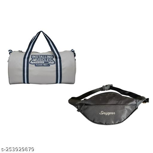 Gym bag and waist bag combo